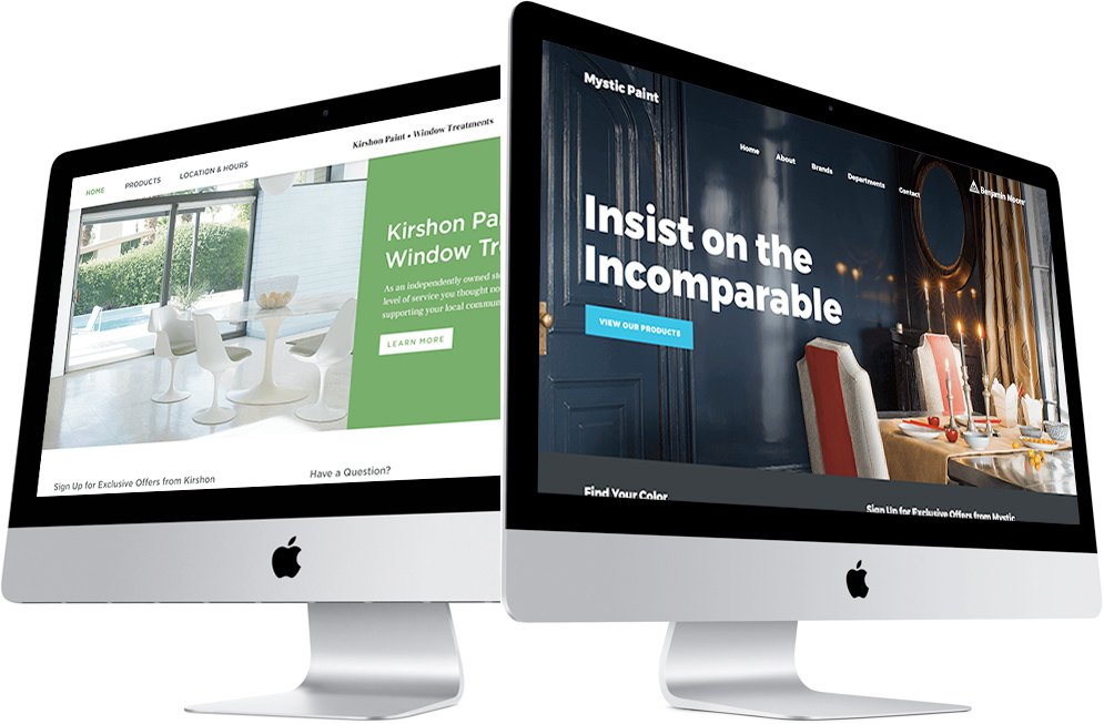 Benjamin Moore Dealer Websites